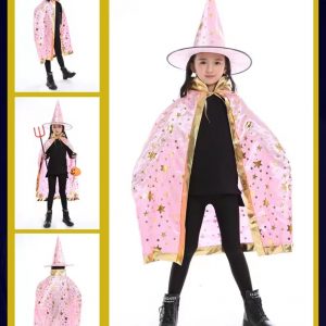 PINK cloak with hat set