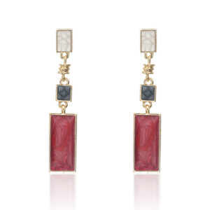 long square earrings