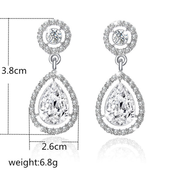 AAA Grade Zircon Earrings - Image 2