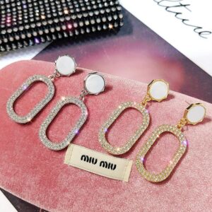 925 Diamond Oval Earrings