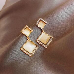925 Opal earrings