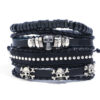 4-PIECE Punk Style Leather Bracelet